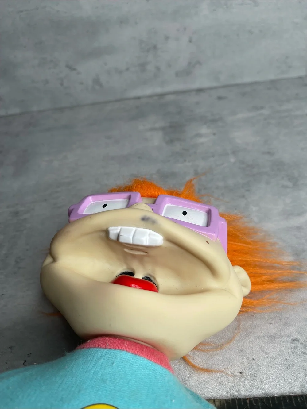 Nickelodeon Rugrats Scared Chuckie Finster Plush Doll Mattel 13” Vintage 1997